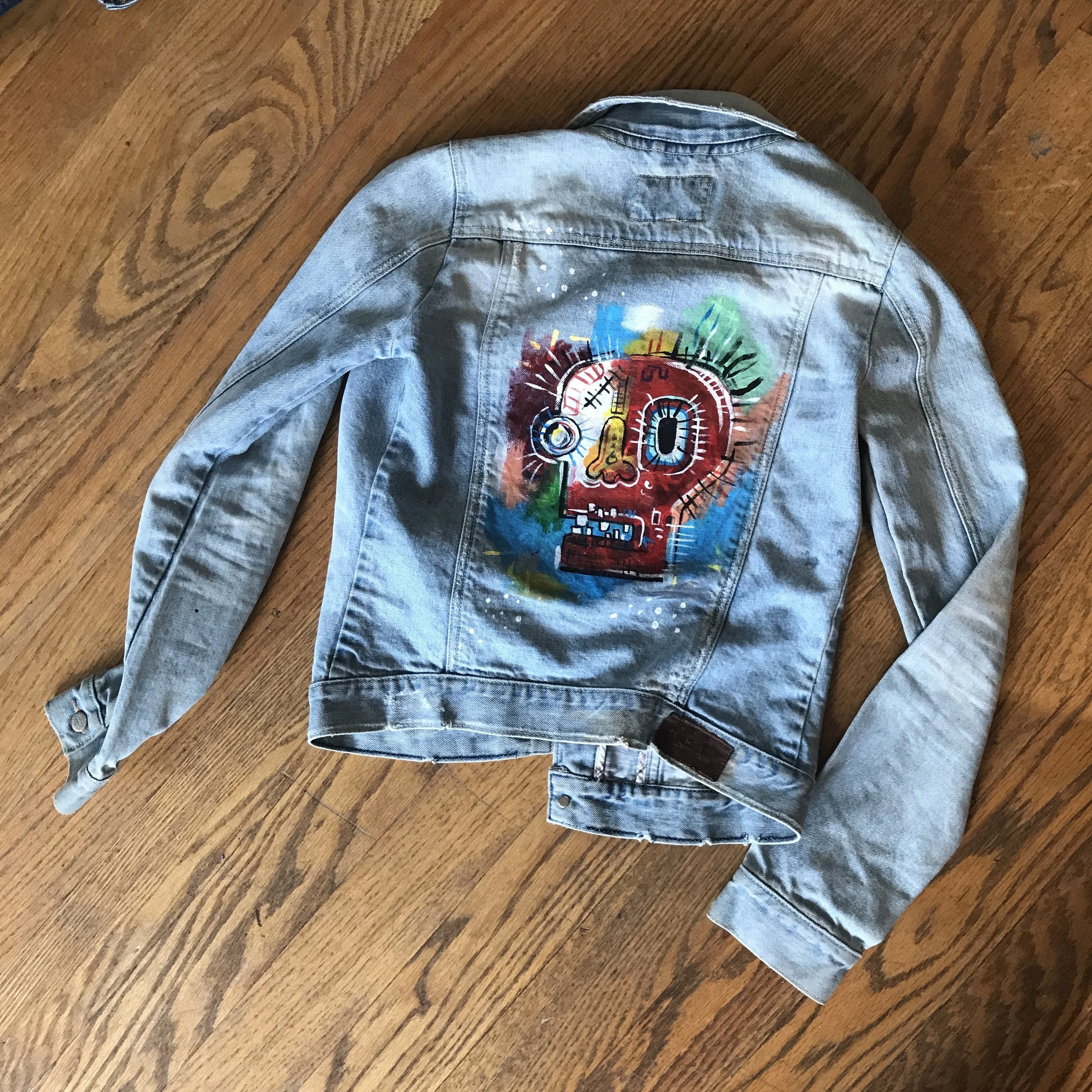 Basquiat top jean jacket